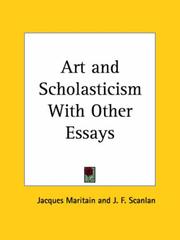 Front cover of Art and Scholasticism with Other Essays by Jacques Maritain
