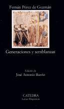 Front cover of Generaciones y semblanzas by Fernán Pérez de Guzmán