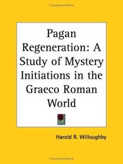 Front cover of Pagan regeneration by Harold R. Willoughby