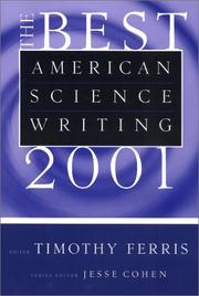 Front cover of The Best American Science Writing 2001 by Timothy Ferris