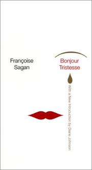 Cover of Bonjour tristesse by Françoise Sagan