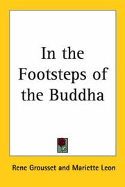 Cover of In the Footsteps of the Buddha by Rene Grousset
