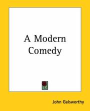 Cover of A modern comedy by John Galsworthy