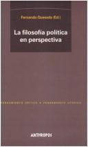 Cover of La filosofía política en perspectiva by Fernando Quesada Castro