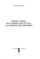 Front cover of Honor y honra en el primer Lope de Vega by Jesus Canas Murillo