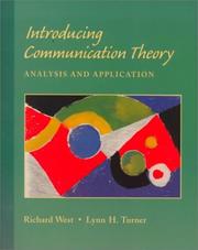 Cover of Introducing communication theory by Richard L. West