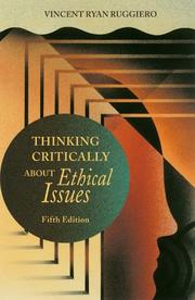 Cover of Thinking Critically About Ethical Issues by Vincent Ryan Ruggiero