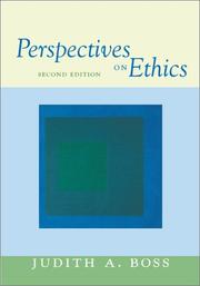 Front cover of Perspectives on ethics by Judith A. Boss