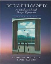 Cover of Doing philosophy by Theodore Schick