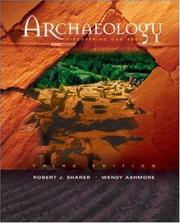 Cover of Archaeology by Robert J. Sharer