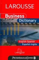 Front cover of Business Dictionary English-spanish / Español-Ingles by Teresa Alvarez