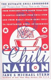 Cover of Chili nation by Jane Stern