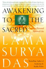 Cover of Awakening to the Sacred by Lama Surya Das