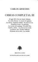 Cover of Obras Completas by Carlos Arniches y Barrera
