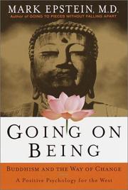 Cover of Going on Being by Mark Epstein