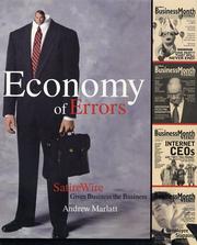 Front cover of Economy of Errors by Andrew Marlatt