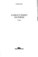 Front cover of O ser e o tempo da poesia by Alfredo Bosi