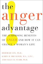 Cover of The anger advantage by Deborah L. Cox