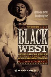 Front cover of The Black West by William Loren Katz