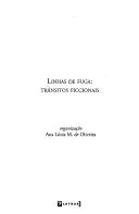 Front cover of LINHAS DE FUGA : TRANSITOS FICCIONAIS by Ana Lúcia de Oliveira