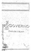 Front cover of Tratado do bom governo. Poesia by NEJAR CARLOS