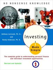 Cover of Investing made simple by Anthony L. Loviscek