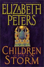 Front cover of Children of the storm by Elizabeth Peters