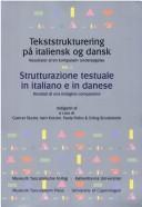 Front cover of Tekststrukturering Pa Italiensk Og Dansk by Unknown