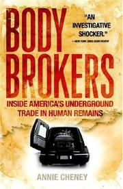 Cover of Body brokers by Annie Cheney