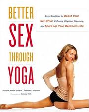 Front cover of Better sex through yoga by Jacquie Noelle Greaux