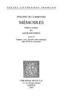 Cover of Mémoires by Philippe de Commynes