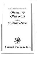 Cover of Glengarry Glen Ross by David Mamet