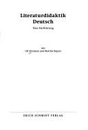 Front cover of Literaturdidaktik Deutsch by Ulf Abraham