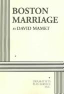 Cover of Boston marriage by David Mamet