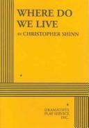 Cover of Where do we live by Christopher Shinn