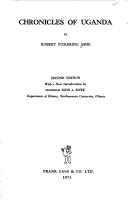 Front cover of Chronicles of Uganda by Robert Pickering Ashe