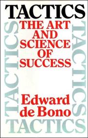 Cover of Tactics by Edward de Bono