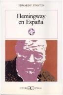 Front cover of Hemingway and Spain by Edward F. Stanton