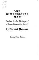 Cover of One-Dimensional Man by Herbert Marcuse
