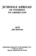 Front cover of Schools abroad of interest to Americans by Unknown
