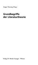 Front cover of Grundbegriffe der Literaturtheorie by Ansgar Nünning