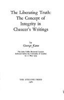 Cover of The liberating truth by George Kane