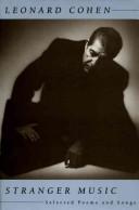 Cover of Stranger music by Leonard Cohen