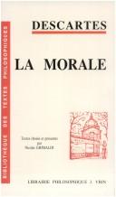 Cover of La morale by René Descartes