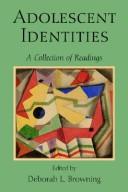 Cover of Adolescent identities by D Browning