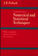 Front cover of A handbook of numerical and statistical techniques by J. H. Pollard