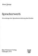 Cover of Spracherwerb by Hans Ramge