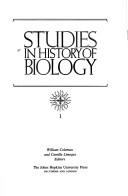 Front cover of Studies in the History of Biology by William Coleman