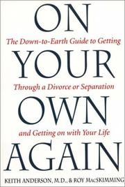 Cover of On your own again by Anderson, Keith