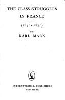 Front cover of Klassenkämpfe in Frankreich, 1848-1850 by Karl Marx